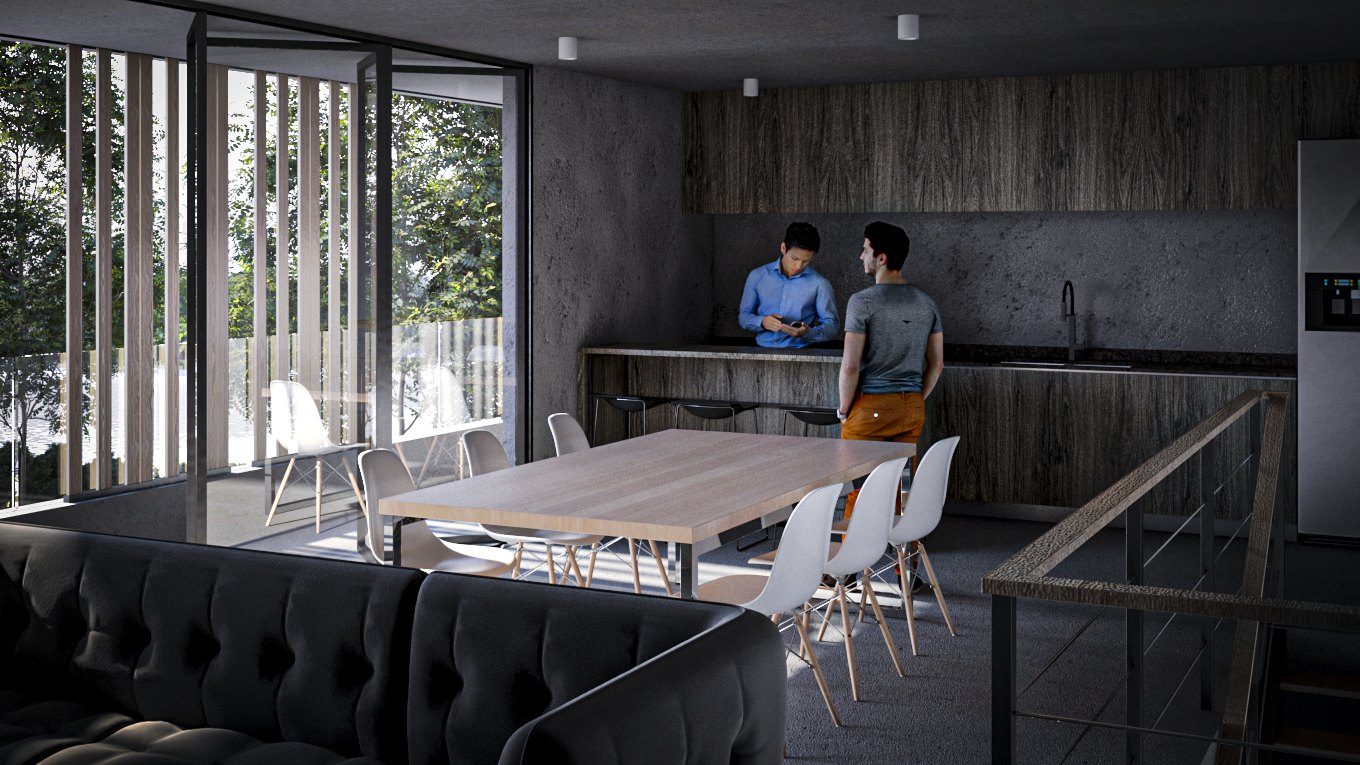Propuesta A · Cocina y comedor