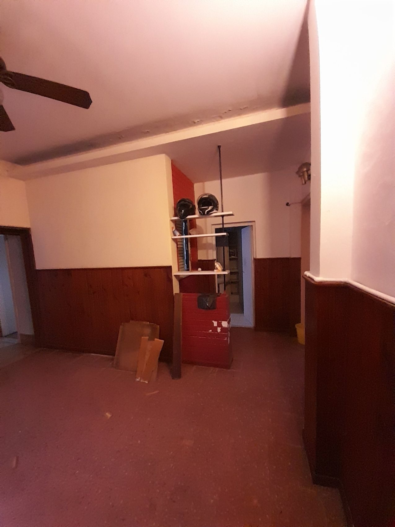 Antes: cocina y estar