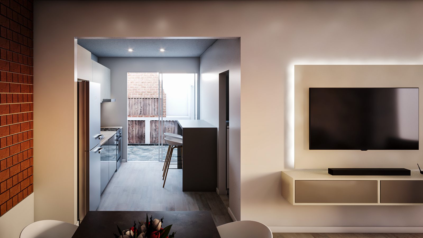 Comedor y cocina